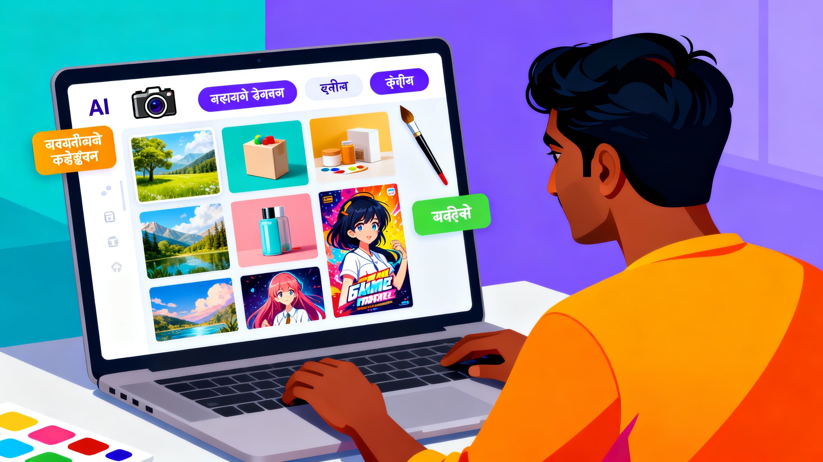 Best AI Image Generator Prompts in Hindi (2025 Creative Guide)